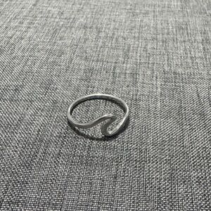 Silver Wave Ring